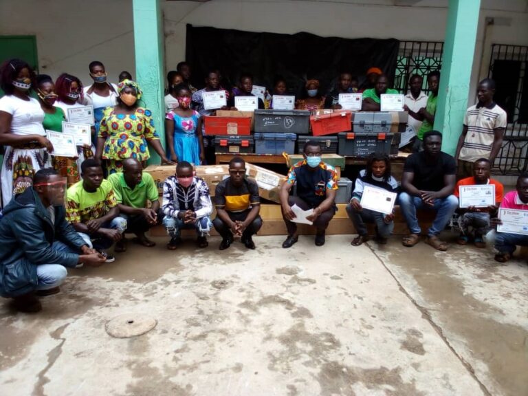 Trax Ghana donates start-up Kits to trained artisans