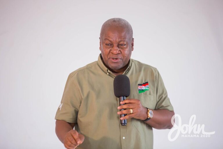 Mahama suspends campaign over voters’ register