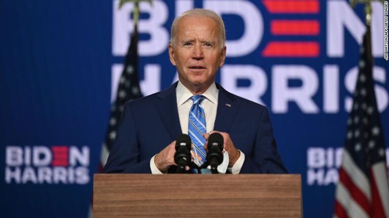 Joe Biden wins the 2020 US presidential election