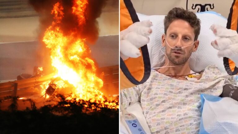 Formula 1 2020: Romain Grosjean leaves hospital after escaping fiery crash at Bahrain GP