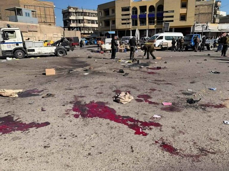 Twin suicide bombings hit central Baghdad killing at least 32 people