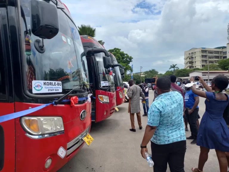 Korle-Bu gets staff shuttle service after 99 years