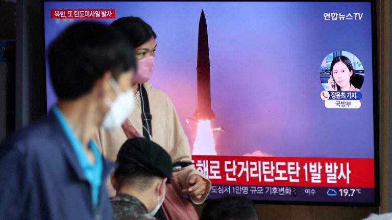 North Korea fired a missile over Japan for the first time in five years
