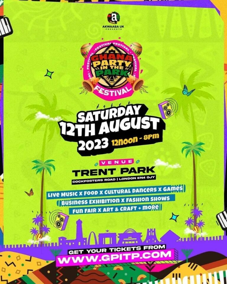 New date for ‘Ghana Party In The Park festival’ slated for August 12.