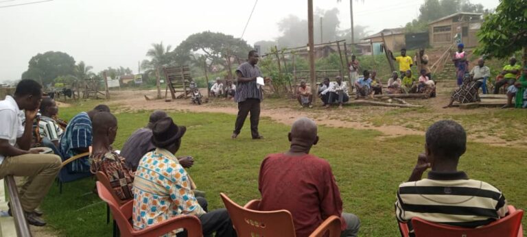 Eight communities reap from Productive Inclusion project in Kadjebi.