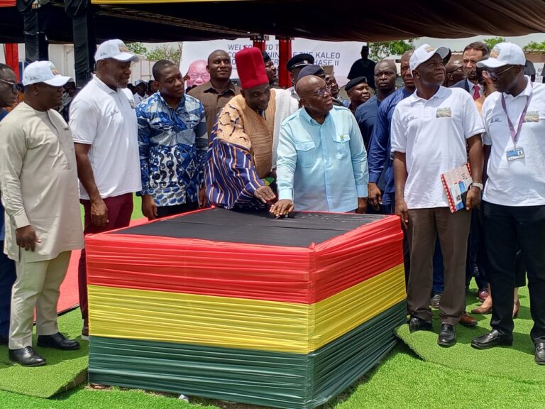 President Akufo-Addo commissions 15MW Kaleo Solar power project